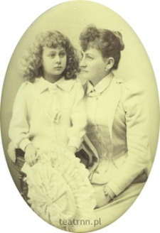 Franciszka Frenkiel ze swoją matką