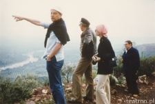 Krystyna Modrzewska z prof. J.A.Böökiem, J.Backman i prof. J.Mohrem podczas pobytu w Grecji