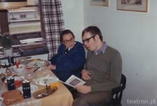 Krystyna Modrzewska z C.M.Backmanem