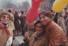 Krystyna Modrzewska i J.Backman podczas święta Sista April
