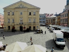 Wystawa "Krajobraz miasta" w przestrzeni Rynku Starego Miasta