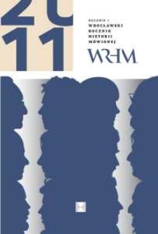 Okładka Wrocławskiego Rocznika Historii Mówionej 1/2011