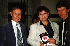 Wręczenie Nagrody Młodych im. J. Czechowicza Jackowi Guzowi. Muzeum Literackie Józefa Czechowicza 1996 rok