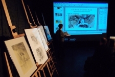 Zaczarowany Lublin 2012 - Szkice Roberta Sawy zaprezentowane podczas promocji publikacji "Anioły i diabły. Zaczarowana Lubelszczyzna"