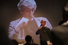 Witold Dąbrowski podczas 110. rocznicy urodzin Czechowicza