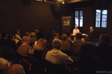 Spotkanie autorskie z Dariuszem Rosiakiem podczas promocji książki "Człowiek o twardym karku. Historia księdza Romualda Jakuba Wekslera-Waszkinela"