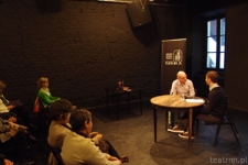 Spotkanie autorskie z Dariuszem Rosiakiem podczas promocji książki "Człowiek o twardym karku. Historia księdza Romualda Jakuba Wekslera-Waszkinela"