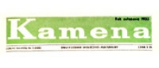 Kamena : dwutygodnik społeczno-kulturalny, R. 37 nr 2 (435), 18.I.1970