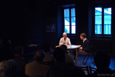 Spotkanie autorskie z Dariuszem Rosiakiem podczas promocji książki "Człowiek o twardym karku. Historia księdza Romualda Jakuba Wekslera-Waszkinela"