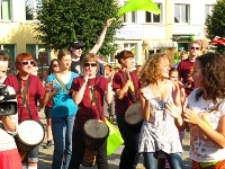 Korowód festiwalu Śladami Singera w Biłgoraju