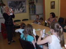 Zaczarowany Lublin 2013 - nauka wykonywania wycinanki lubelskiej