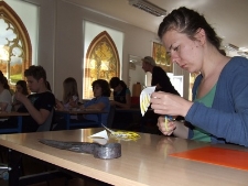 Zaczarowany Lublin 2013 - ludowe wycinanki w SP 21