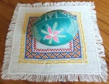 Pisanka krzczonowska autorstwa Hanny Dziadosz