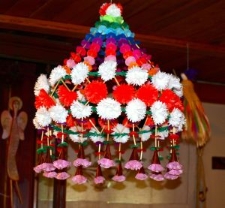 Pająk - świąteczna ozdoba domu