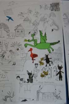 Zaczarowany Lublin 2013 - warztaty z tworzenia scenorys&oacute;w w Sp 21