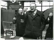 Premier Piotr Jaroszewicz w kopalni Bogdanka