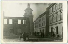Rynek Starego Miasta w Lublinie. Widok na Bramę Krakowską