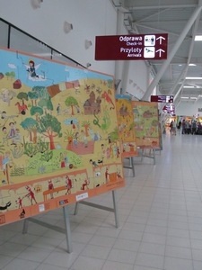 Zaczarowany Lublin 2013 - W Porcie Lotniczym Lublin stanęła wystawa puzzli wielkoformatowych