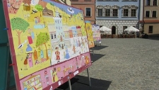 Zaczarowany Lublin 2013 - Ekspozycja puzzli wielkoformatowych na lubelskim Starym Mieście