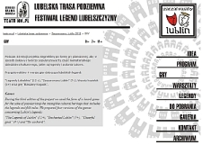 Zrzut ekranu ze strony festiwalu "Zaczarowany Lublin 2012"