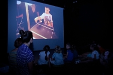 Dzieci podczas pokazu Animacji Legend Lubelskich