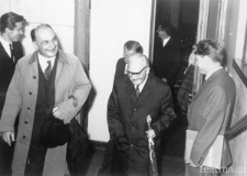 Rektor UMCS Grzegorz Seidler podczas zjazdu rektorów w 1966 roku