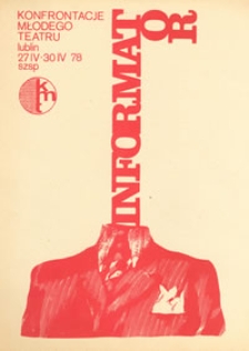 Informator : Konfrontacje Młodego Teatru : Lublin 27 IV-30 IV 78 [czerwony]