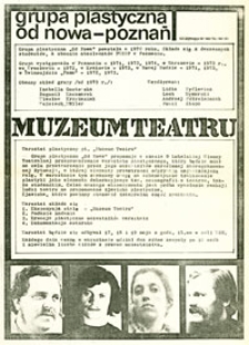 Grupa plastyczna Od Nowa - Poznań : Muzeum Teatru
