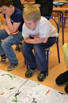 Zaczarowany Lublin 2013 - warsztaty tworzenia scenorys&oacute;w w SP 21