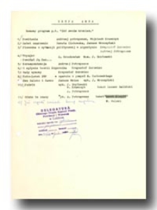 Grupa Amba : ramowy program p.t. "Idź swoim krokiem"