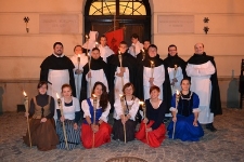 Pożar Lublina 2013 - pamiątkowe zdjęcie uczestnik&oacute;w inscenizacji