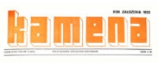Kamena : dwutygodnik społeczno-kulturalny, R. 43 nr 17 (607), 22.VIII.1976