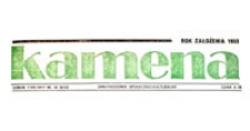 Kamena : dwutygodnik społeczno-kulturalny, R. 44 nr 16 (632), 7.VIII.1977