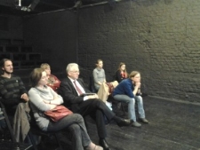 Publiczność zgromadzona na wykładzie Matteo Piccina w Ośrodku "Brama Grodzka - Teatr NN"