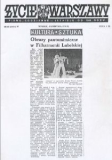 Obrazy pantomimiczne w Filharmonii Lubelskiej