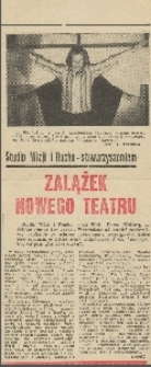 Studio Wizji i Ruchu - stowarzyszeniem. Zalążek Nowego Teatr