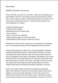 Festiwal „Saint-Gilles à contes découverts"