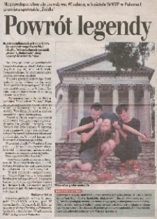 Nieprawdopodobne ale prawdziwe. Powr&oacute;t legendy