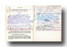 Strona z egzemplarza "Pana Tadeusza" z notatkami Ewy Benesz