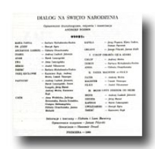 Dialog na Święto Narodzenia