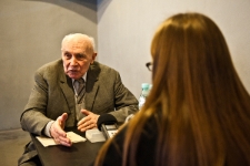 Julian Grzesik podczas Misterium Pamięci "Ocalone Losy" 2013