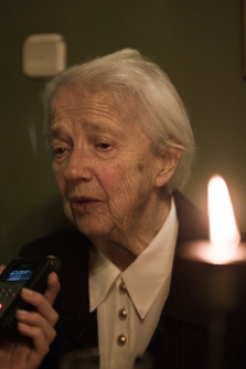 Danuta Riabinin podczas Misterium Pamięci "Ocalone Losy" 2013