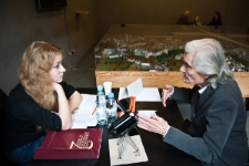 Helena Grzesik podczas Misterium Pamięci "Ocalone Losy" 2013