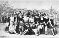 Jedna z klas PLSP na tle Starego Miasta w Lublinie