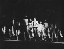 Spektakl "Ostatnie cztery minuty" Teatru Wizji i Ruchu. 1990 rok