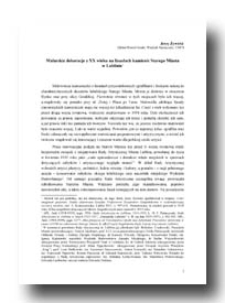 Malarskie dekoracje z XX wieku na fasadach kamienic Starego Miasta w&nbsp;Lublinie