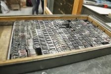 Warsztat zecerski w Domu Sł&oacute;w