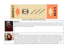 Goście zaproszeni na Festiwal Miasto Poezji 2013