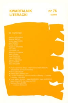 Kresy : kwartalnik literacki, nr 76 4/2008