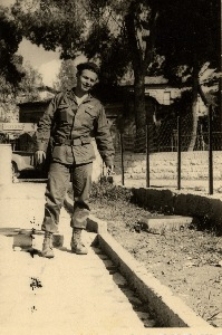 Alex Dancyg w wojsku